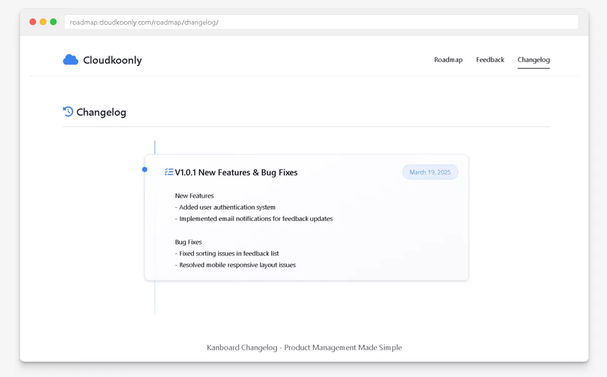 Changelog